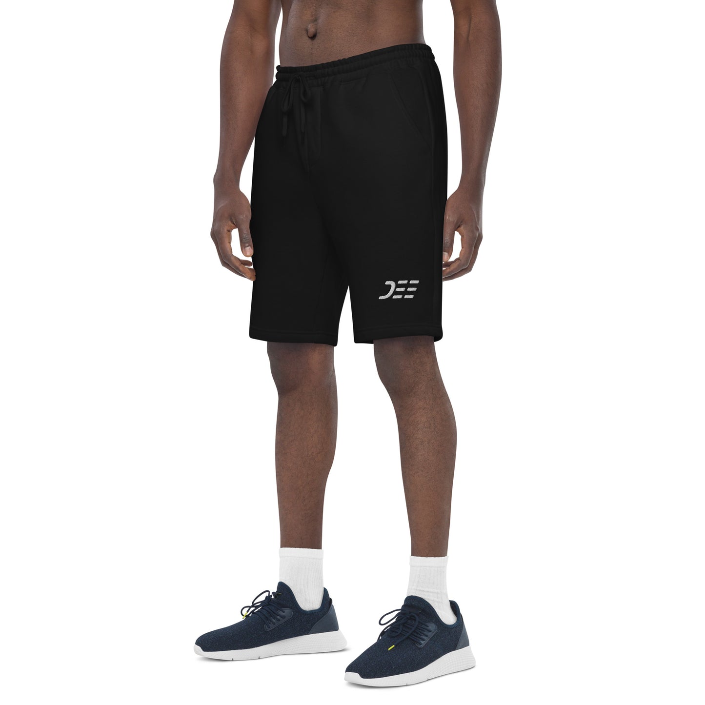 Men's Embroidered Fleece Shorts